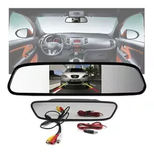 Retrovisor Visor Espelho Tela Lcd 4,3 Veicular