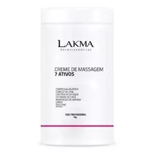 Creme 7 Ativos Massagem Corporal Lakma Drenagem Redutor 1kg Tipo De Embalagem Pote