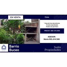 Venta De Casa 3 Dormitorios Con Garage!!!! Buceo