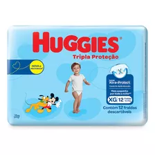 Fraldas Huggies Tripla Proteção Xg