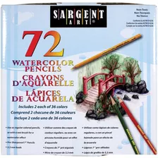 Lapices Acuarela Sargent Art Minas De 3.3 Mm 72-pack