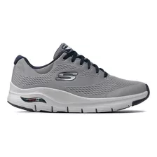 Zapatillas Skechers Modelo Arch Fit Training - Color Gris