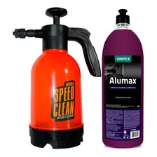 Pulverizador Snow Foam 3 Bicos Kers + Alumax 1,5l Vonixx Cor Laranja