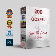 Gospel, 200 Artes Prontas, Photoshop 100% Editáveis