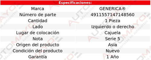 1 - Amortiguador Cajuela Izq/der Ge 528i Bmw 99-00 Foto 2