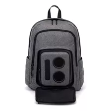 Mochila Con Bocina Bluetooth Super Real Business Con Altavo