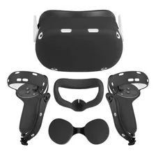 Accesorios Funda Protectora Para Oculus Quest2 Vr, Color Neg