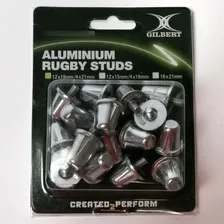 Pack De Tapones De Aluminio Gilbert 12x15mm & 4x18mm Rugby