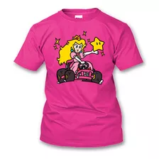 Playera Mario Kart Peach Todas Las Tallas