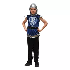 Difraz Para Niño De Caballero: Blue Medieval Guardian