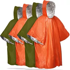 Poncho Impermeable Lluvia Reutilizabl Ligero Camping Capucha