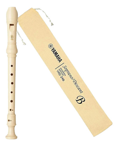Flauta Doce Yamaha Barroca Yrs24b Soprano Original