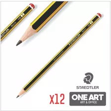 Lapiz Negro Grafito Staedtler Noris Hb N2 X 12 Unidad