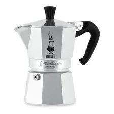 Cafeteira Italiana Bialetti Moka Express Prata 6 Xícaras