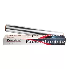 Papel Alumínio Bobina 45cm X 65 Metros Térmica Termica