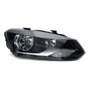 Farol  Vw Vento 14 15/polo 15 16 Fondo Negro Lh Optimo