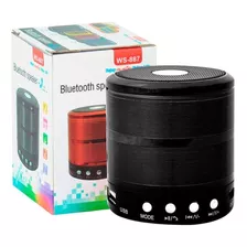 Caixinha De Som Bluetooth Portátil Sd Usb P2 Rádio Fm 