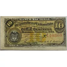 Diez Centavos 1888, Un Real. Guerra Civil.