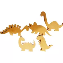 Manada Set 5 Dinosaurios Juego Infantil Didactico Fibrofacil