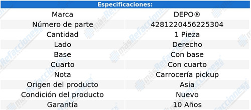 Faro Ram 1500 Derecho 1994 1995 1996 1997 1998 1999 2000 Foto 4