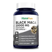 Raíz Maca Negra 20,000mg - 180u