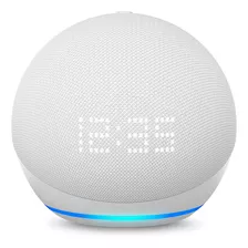 Asistente De Voz Alexa Amazon Echo Dot Clock 5ta Gen Blanco Color Glacier White