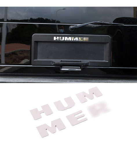 Etiqueta Engomada Palabra Portn Trasero Hummer H2 2003-2009 Foto 3