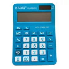 Calculadora Kadio 12 Dígitos Varios Colores