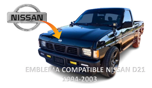 Emblema Compatible Nissan D21 1994-2003 Foto 2