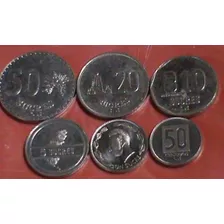 Monedas Serie 1988-1991 De Ecuador