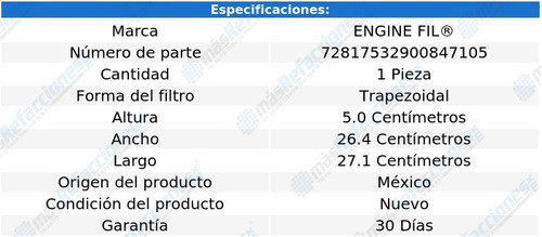 Filtro Para Aire Bmw 330ci L6 3.0l 2006 Engine Fil Foto 2