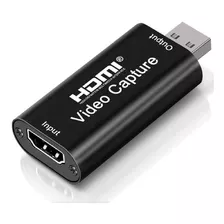 Capturadora De Video Streaming Fhd Hd 1080 Hdmi Usb 4k