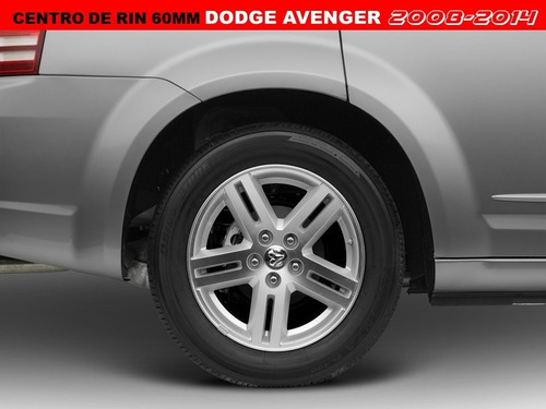 Kit 4 Centros De Rin (cordero) Dodge Avenger 2008-2014 60mm Foto 3