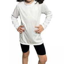 Camiseta Infantil Proteção Solar Uv 35 Blusa Manga Longa