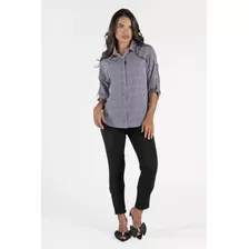 Blusa Rayas Clásica Elegante Dama Mundo Terra 