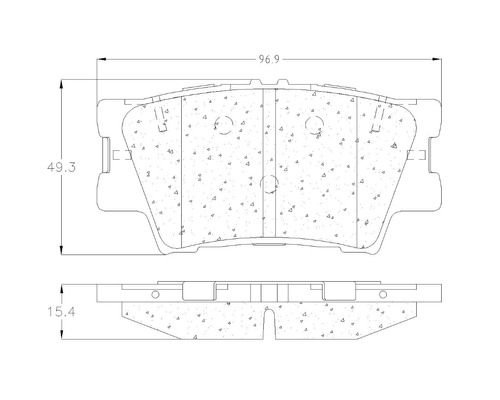 Balatas Traseras Lexus Es350 2007 Grc Foto 2