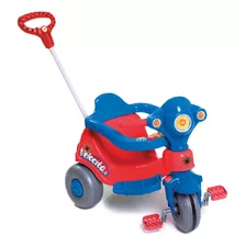 Triciclo Motoca Infantil Triciclo De Paseo Totoca Con Pedal Y Kit Multifuncional Calesita Velocita Rojo