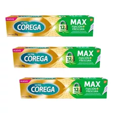 Pack X3 Corega Adhesivo Protesis Maxima Fijacion Y Frescura