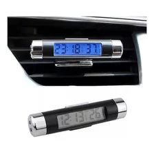 Reloj Digital Para Auto Con Termómetro Luz Led