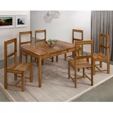 Conjunto De Mesa Lisboa 120x75cm Com Cadeira Lisboa De Aiwt