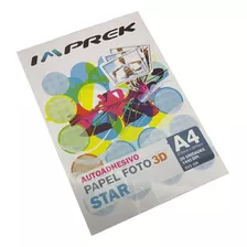 Papel 3d Glossy 200gr 20h Star Adhesivo Imprek