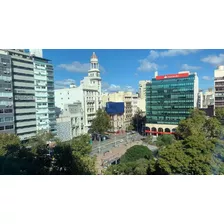 Alquiler En Centro, Monoambiente Con Vista A Plaza Del Entrevero. 