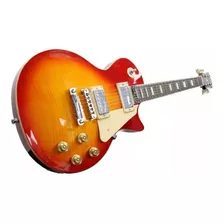 Guitarra Elétrica Strinberg Lps Series Lps280 De Mogno Cherry Burst Brilhante Com Diapasão De Madeira Técnica