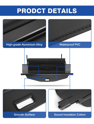 Cubierta De Carga Mejorada Para Chevrolet Equinox Y Gmc Terr Foto 5