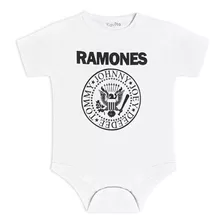 Body Banda Rockero Para Bebé Ramones - Algodon Pima
