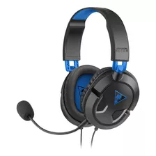 Turtle Beach Headset Gamer Recon 50p Preto E Azul