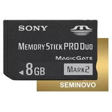 Memory Stick Pro Duo 8gb / Câmera Sony