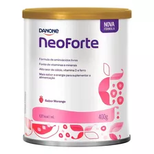 Formula Infantil Neoforte Morango Com 6 Unidades.