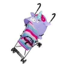 Carriola Unicornio De Baston Cosco Barata Plegable Ligera Color Violeta