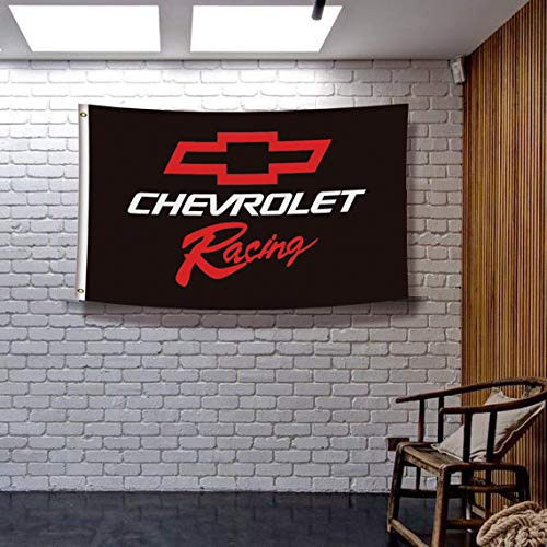 Bandera Chevrolet Racing Chevy (3x5 Pies, Colores Vvi... Foto 5